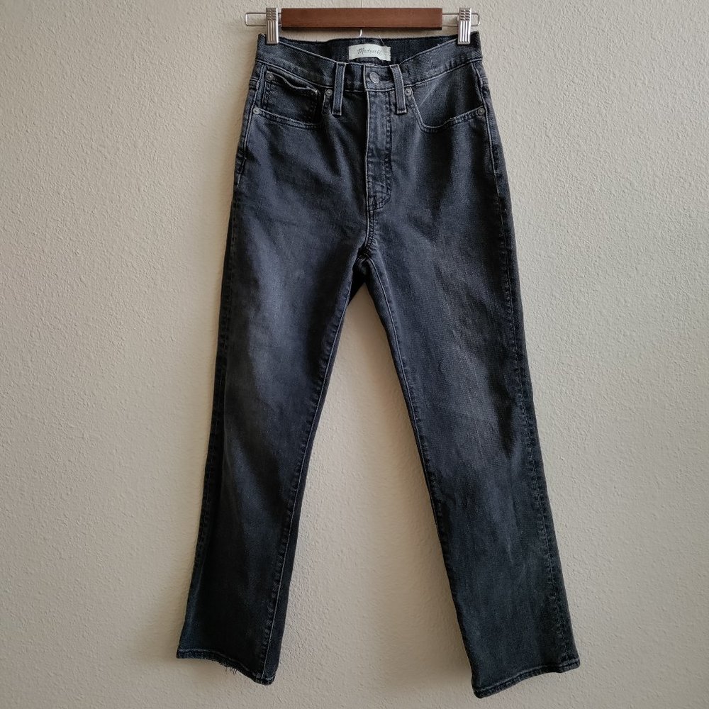 Madewell Slim Demi Boot Jeans Harlocke Wash Size 24